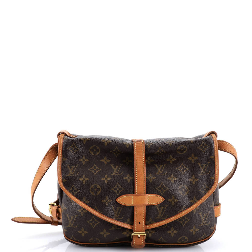 Louis Vuitton Saumur Handbag Canvas 30 #263950L49B